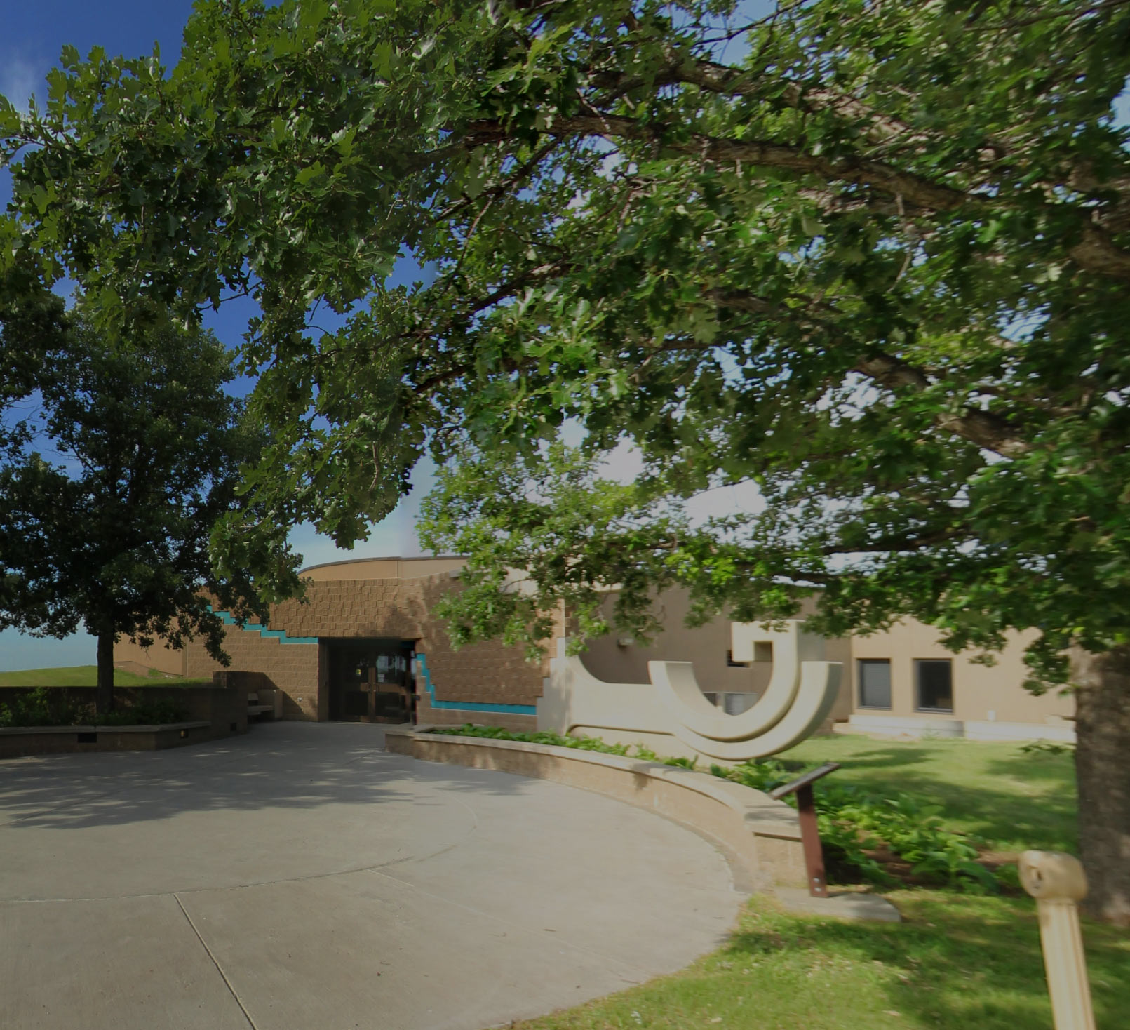Visitor center at a national heritage site
