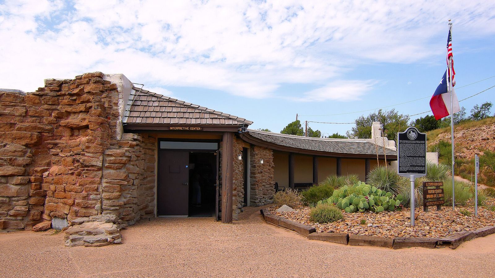 Visitor center, Palo Duro Canyon State Park, Texas